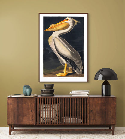 Pelikan – Vintage kunstplakat - Retrotrykk