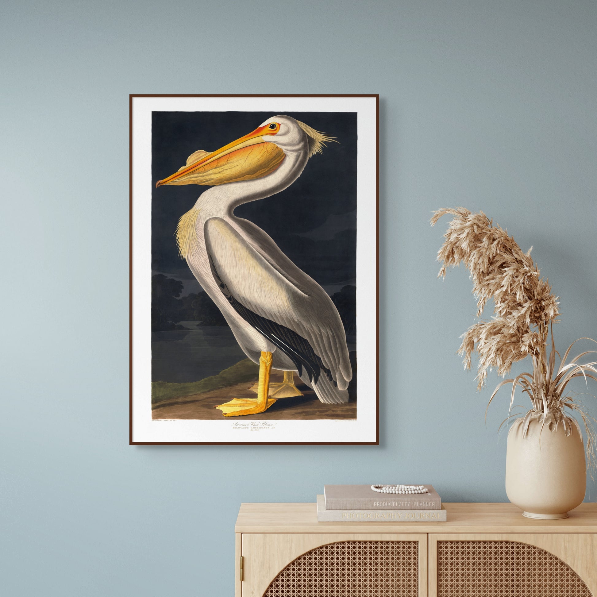 Pelikan – Vintage kunstplakat - Retrotrykk