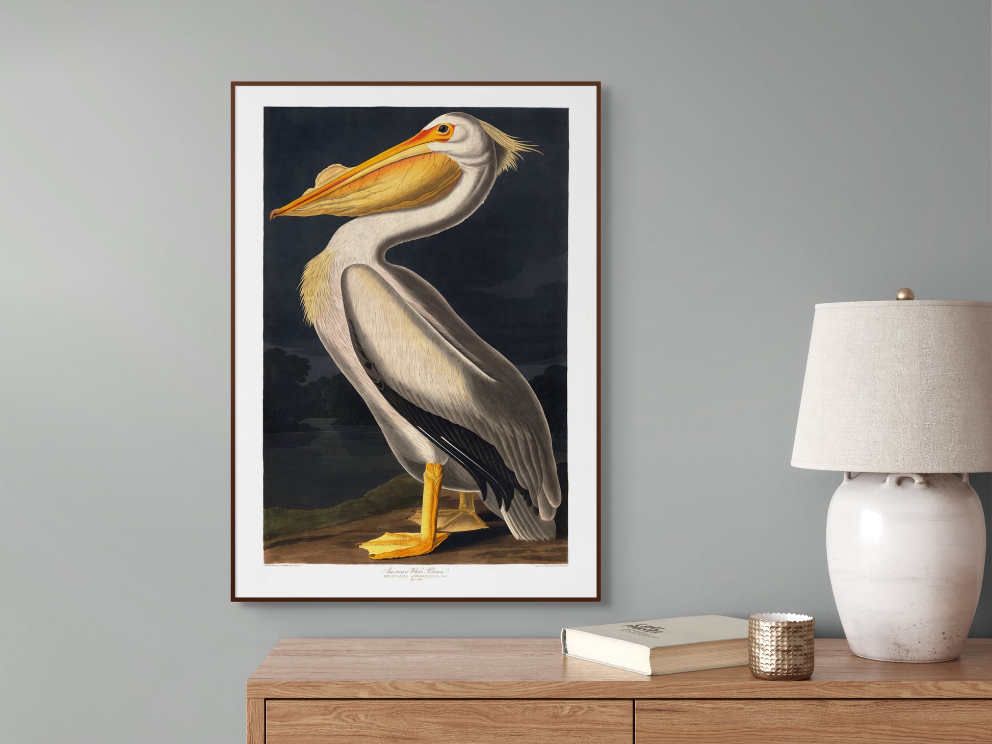 Pelikan – Vintage kunstplakat - Retrotrykk